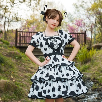 Nougat Lolita Style Dress OP by Withpuji (WJ68)